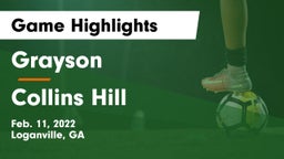 Grayson  vs Collins Hill  Game Highlights - Feb. 11, 2022