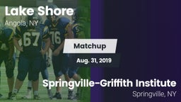 Matchup: Lake Shore vs. Springville-Griffith Institute  2019