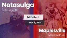 Matchup: Notasulga vs. Maplesville  2017