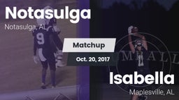Matchup: Notasulga vs. Isabella  2017