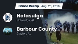 Recap: Notasulga  vs. Barbour County  2018
