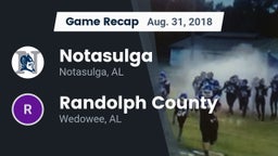 Recap: Notasulga  vs. Randolph County  2018