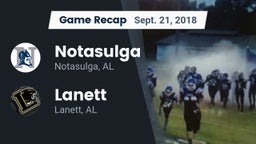 Recap: Notasulga  vs. Lanett  2018