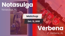 Matchup: Notasulga vs. Verbena  2018