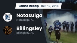 Recap: Notasulga  vs. Billingsley  2018