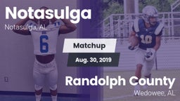 Matchup: Notasulga vs. Randolph County  2019