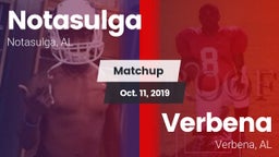 Matchup: Notasulga vs. Verbena  2019