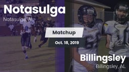 Matchup: Notasulga vs. Billingsley  2019