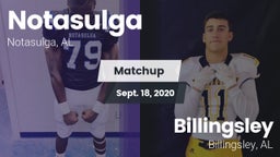 Matchup: Notasulga vs. Billingsley  2020
