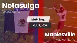 Matchup: Notasulga vs. Maplesville  2020