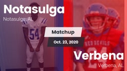 Matchup: Notasulga vs. Verbena  2020