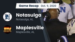Recap: Notasulga  vs. Maplesville  2020