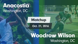 Matchup: Anacostia vs. Woodrow Wilson  2016