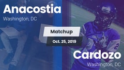 Matchup: Anacostia vs. Cardozo  2019