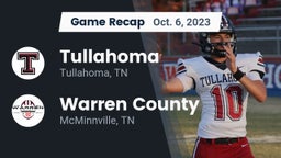 Recap: Tullahoma  vs. Warren County  2023