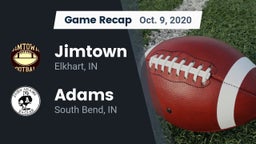 Recap: Jimtown  vs. Adams  2020