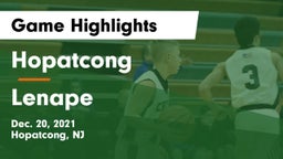 Hopatcong  vs Lenape  Game Highlights - Dec. 20, 2021