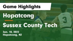 Hopatcong  vs Sussex County Tech  Game Highlights - Jan. 18, 2022