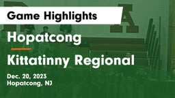 Hopatcong  vs Kittatinny Regional  Game Highlights - Dec. 20, 2023