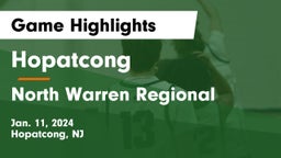 Hopatcong  vs North Warren Regional  Game Highlights - Jan. 11, 2024