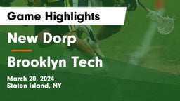 New Dorp  vs Brooklyn Tech  Game Highlights - March 20, 2024