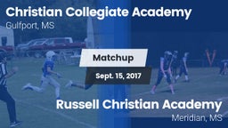 Matchup: Christian Collegiate vs. Russell Christian Academy  2017
