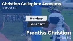 Matchup: Christian Collegiate vs. Prentiss Christian  2017
