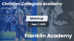 Matchup: Christian Collegiate vs. Franklin Academy 2018