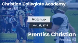 Matchup: Christian Collegiate vs. Prentiss Christian  2018