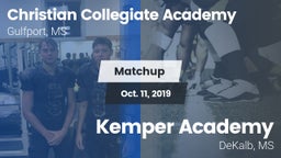 Matchup: Christian Collegiate vs. Kemper Academy  2019