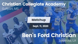 Matchup: Christian Collegiate vs. Ben's Ford Christian  2020