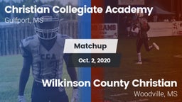 Matchup: Christian Collegiate vs. Wilkinson County Christian  2020