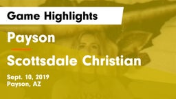 Payson  vs Scottsdale Christian Game Highlights - Sept. 10, 2019