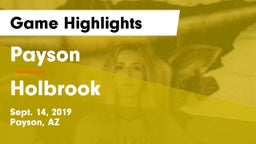 Payson  vs Holbrook Game Highlights - Sept. 14, 2019