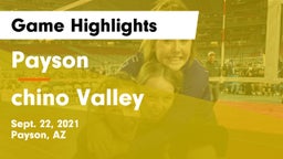 Payson  vs chino Valley  Game Highlights - Sept. 22, 2021
