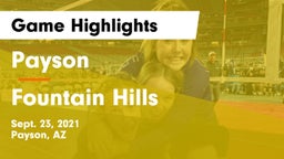 Payson  vs Fountain Hills  Game Highlights - Sept. 23, 2021