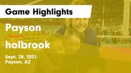 Payson  vs holbrook Game Highlights - Sept. 28, 2021