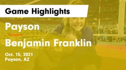 Payson  vs Benjamin Franklin  Game Highlights - Oct. 15, 2021
