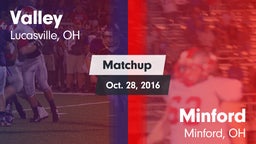 Matchup: Valley vs. Minford  2016