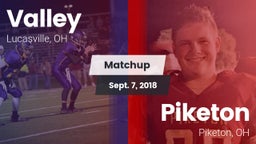 Matchup: Valley vs. Piketon  2018