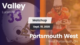 Matchup: Valley vs. Portsmouth West  2020