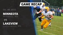 Recap: Minneota  vs. Lakeview  2015