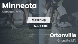 Matchup: Minneota vs. Ortonville  2016
