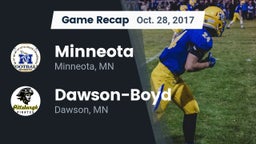 Recap: Minneota  vs. Dawson-Boyd  2017