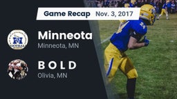 Recap: Minneota  vs. B O L D  2017