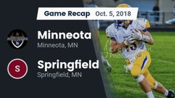 Recap: Minneota  vs. Springfield  2018