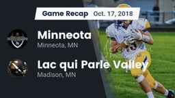 Recap: Minneota  vs. Lac qui Parle Valley  2018