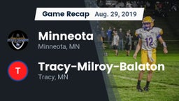 Recap: Minneota  vs. Tracy-Milroy-Balaton  2019