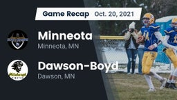 Recap: Minneota  vs. Dawson-Boyd  2021