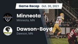 Recap: Minneota  vs. Dawson-Boyd  2021